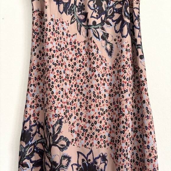 Intimately Free People Your Better Side Midi Slip Dress Pink Floral Size Large - Picture 5 of 10